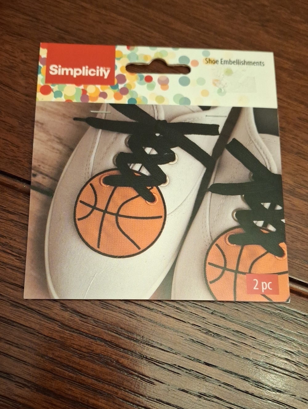 Simplicity Shoe Embellishments - BASKETBALL NWT